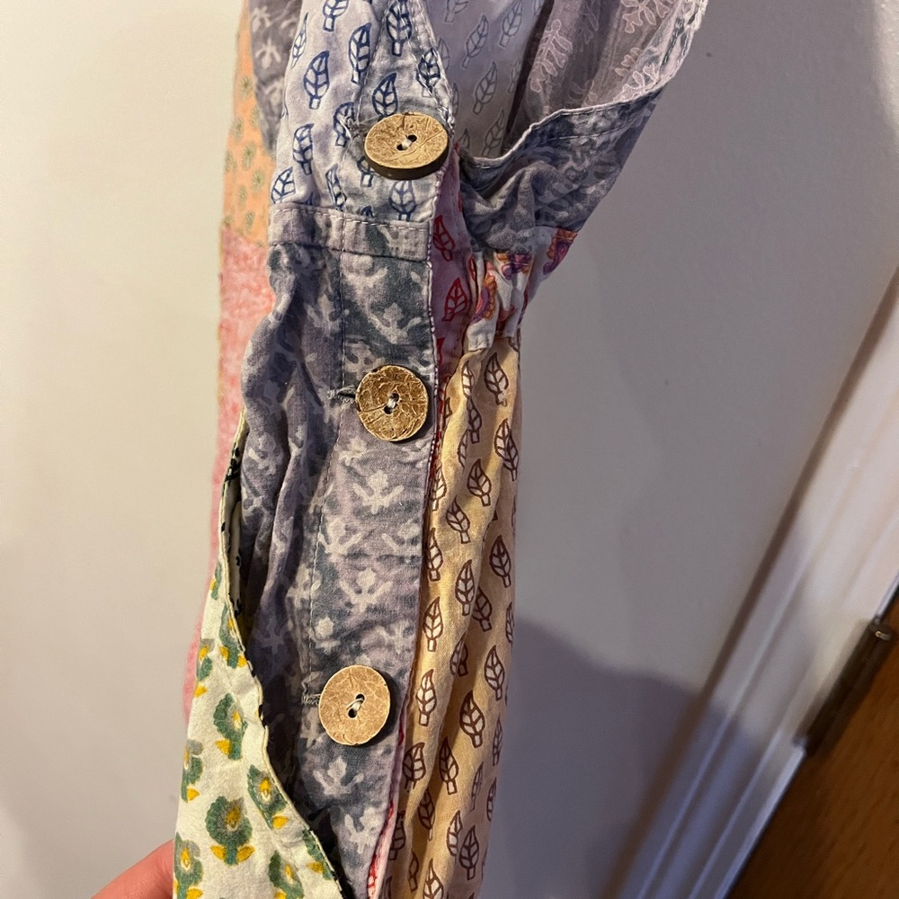 Sacred Threads Multicolor Patchwork Jumpsuit - image 5